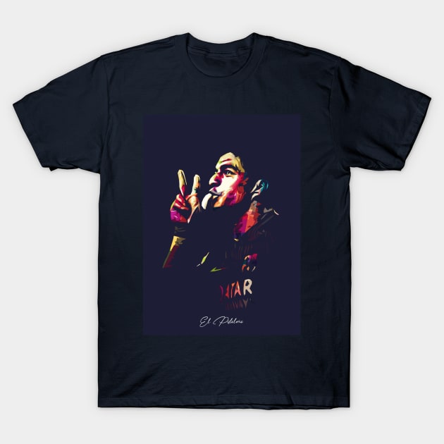 Luis Suarez Barcelona Pop Art T-Shirt by Creativedy Stuff